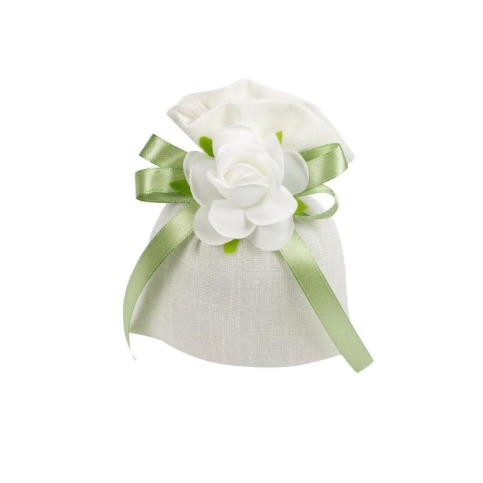 SACCHETTO LINO CTIRANTE CM10X12H PANNA